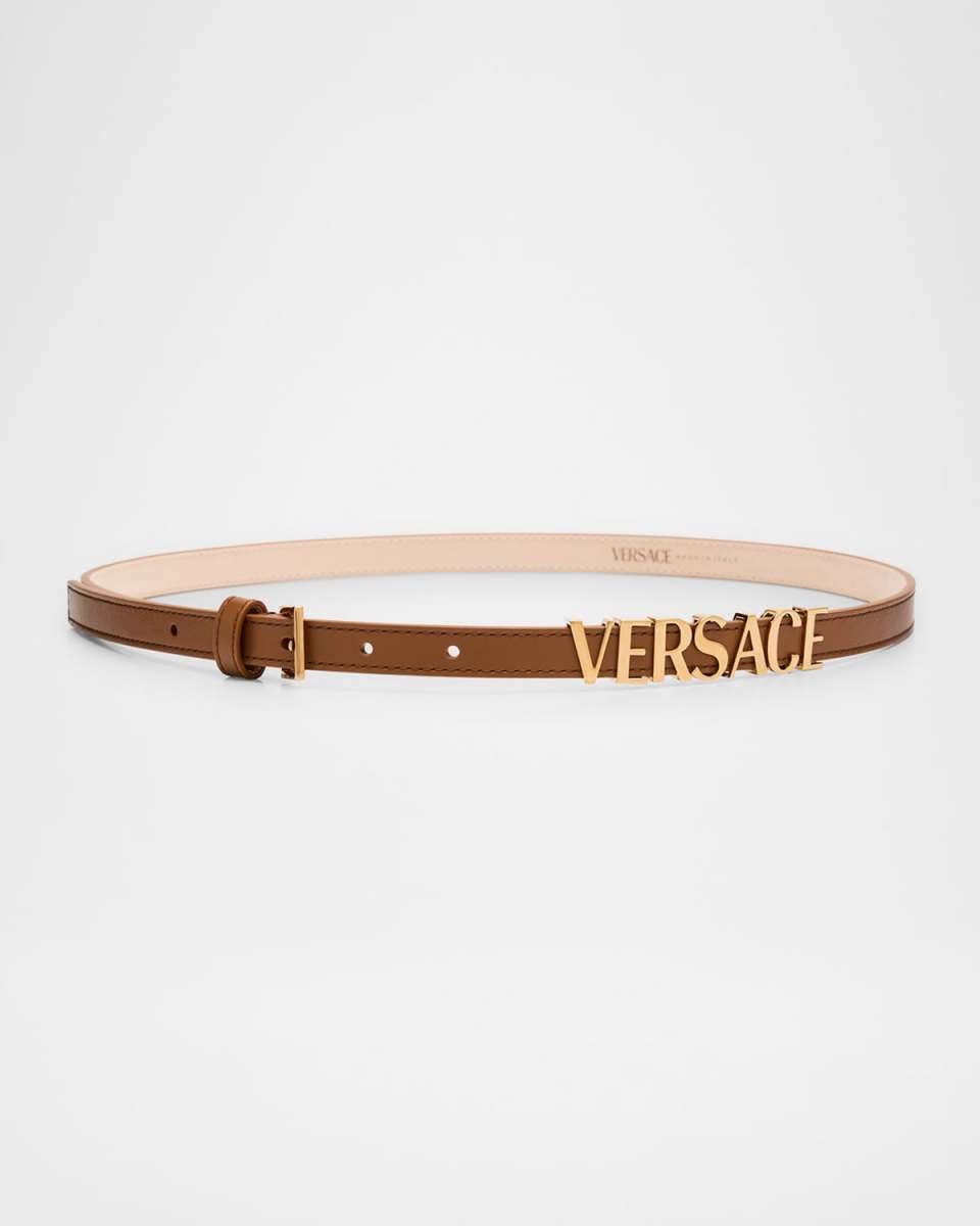 Logo Leather Belt